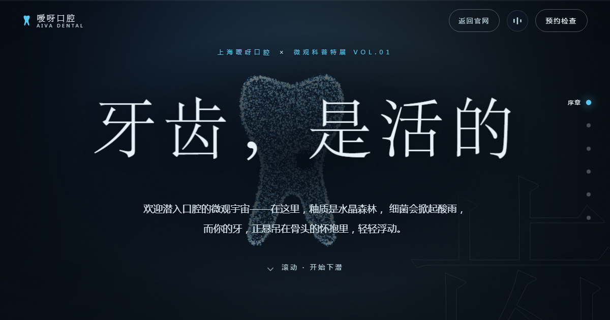看见看不见的口腔宇宙特展封面